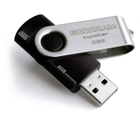 Pendrive GOODRAM Twister (8 GB /USB 2.0 /Czarny ) Pendrive GOODRAM Twister (8 GB /USB 2.0 /Czarny )