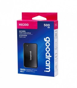 Dysk zewnętrzny SSD GOODRAM HX200 (500 GB /Czarny )