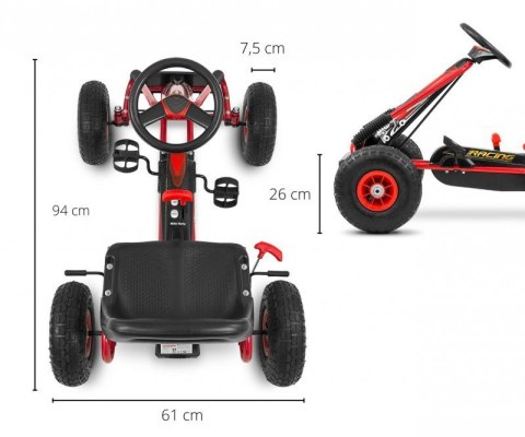 Gokart na pedały Thor Red Gokart na pedały Thor Red