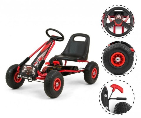 Gokart na pedały Thor Red Gokart na pedały Thor Red