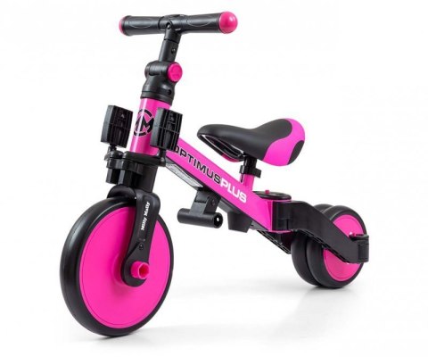 Milly Mally Rowerek 4w1 Optimus Plus Pink Milly Mally Rowerek 4w1 Optimus Plus Pink