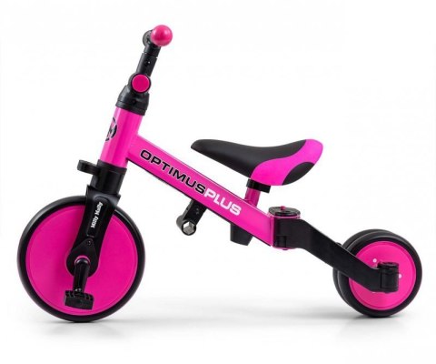 Milly Mally Rowerek 4w1 Optimus Plus Pink Milly Mally Rowerek 4w1 Optimus Plus Pink