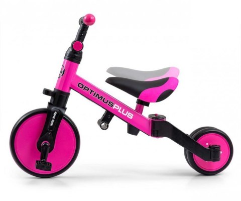 Milly Mally Rowerek 4w1 Optimus Plus Pink Milly Mally Rowerek 4w1 Optimus Plus Pink