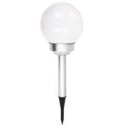 LAMPA SOLARNA KULA MLECZNA 15x44CM