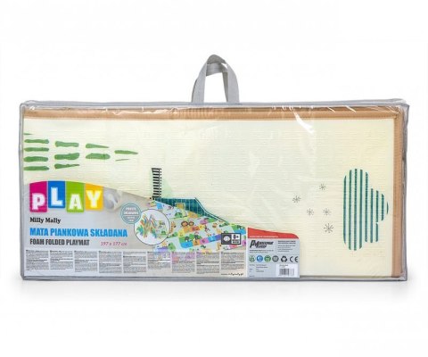 Milly Mally Mata piankowa składana Play Woods T1 Milly Mally Mata piankowa składana Play Woods T1