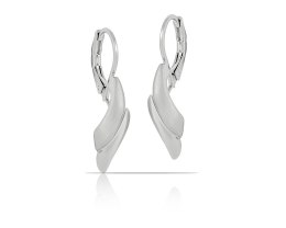 Kolczyki o wydłużonym kształcie z kolekcji Classic (P14510AG P.MAT) Colibra