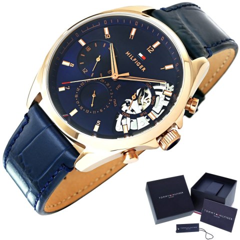 Zegarek Męski Tommy Hilfiger Baker 1710451 + BOX Tommy Hilfiger Zegarek Męski Tommy Hilfiger Baker 1710451 + BOX Tommy Hilfiger