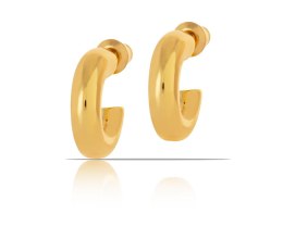 Kolczyki pękate półkola z kolekcji Classic (P6184AU) Colibra