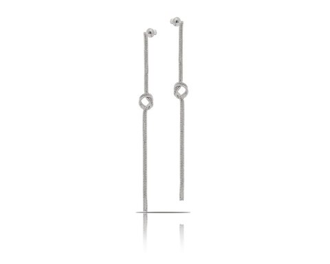 Kolczyki wiszące supełki z kolekcji Classic (P10776AG) Colibra Kolczyki wiszące supełki z kolekcji Classic (P10776AG) Colibra