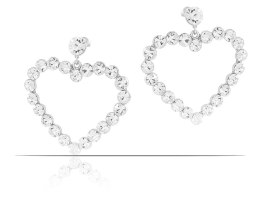 Kolczyki z sercem z kolekcji Wedding Dream (P22/ZIM/05/1AG) Colibra