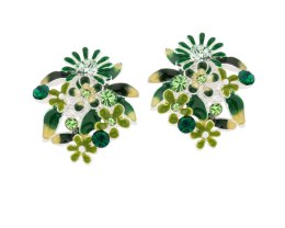 Kolczyki zielone kwiatuszki z kolekcji Blossom (P8157AG/Z) Colibra