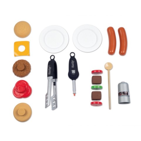 SMOBY Grill Ogrodowy dla dzieci Barbecue 18 akcesoriów SMOBY Grill Ogrodowy dla dzieci Barbecue 18 akcesoriów