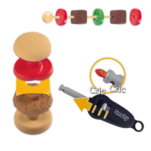 SMOBY Grill Ogrodowy dla dzieci Barbecue 18 akcesoriów SMOBY Grill Ogrodowy dla dzieci Barbecue 18 akcesoriów