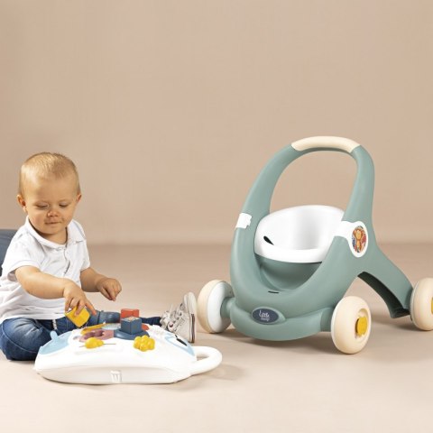 SMOBY Little Chodzik 3w1 Pchacz Interaktywny Wózek SMOBY Little Chodzik 3w1 Pchacz Interaktywny Wózek