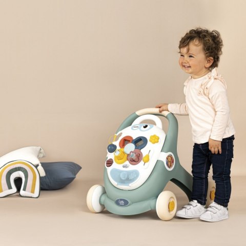 SMOBY Little Chodzik 3w1 Pchacz Interaktywny Wózek SMOBY Little Chodzik 3w1 Pchacz Interaktywny Wózek