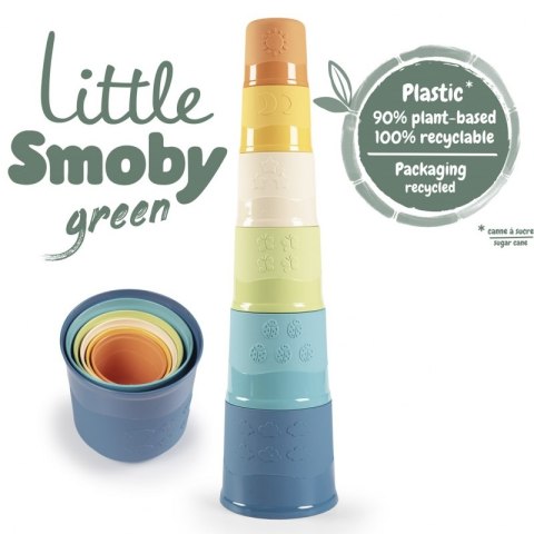 SMOBY Little Green Magiczna Wieża Bioplastik 6el. SMOBY Little Green Magiczna Wieża Bioplastik 6el.