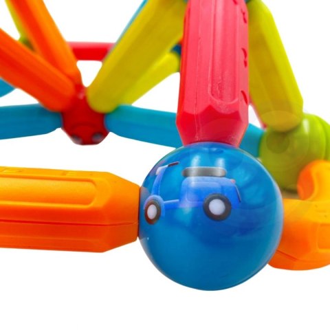 WOOPIE Magnetyczne Klocki Konstrukcyjne Edukacyjne 128 el. WOOPIE Magnetyczne Klocki Konstrukcyjne Edukacyjne 128 el.