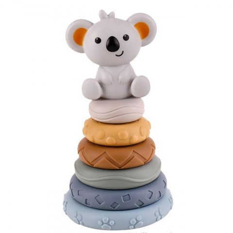 WOOPIE BABY Zestaw Edukacyjna Piramidka Koala 2w1 Gryzak WOOPIE BABY Zestaw Edukacyjna Piramidka Koala 2w1 Gryzak