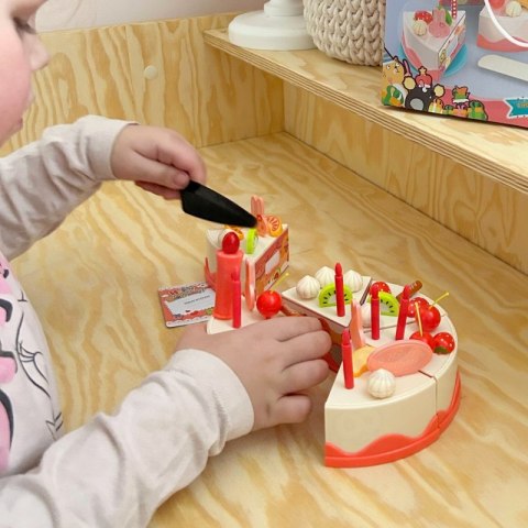 WOOPIE Tort Urodzinowy do Krojenia Świeczki Owoce 40 el. WOOPIE Tort Urodzinowy do Krojenia Świeczki Owoce 40 el.