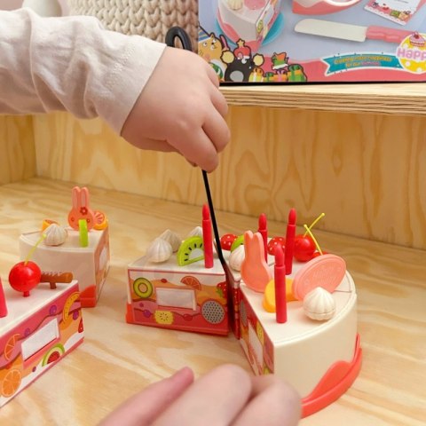 WOOPIE Tort Urodzinowy do Krojenia Świeczki Owoce 40 el. WOOPIE Tort Urodzinowy do Krojenia Świeczki Owoce 40 el.