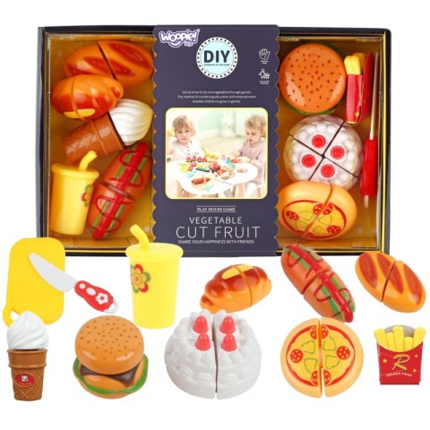 WOOPIE Zestaw do Krojenia XXL Fast Food Cukiernia WOOPIE Zestaw do Krojenia XXL Fast Food Cukiernia