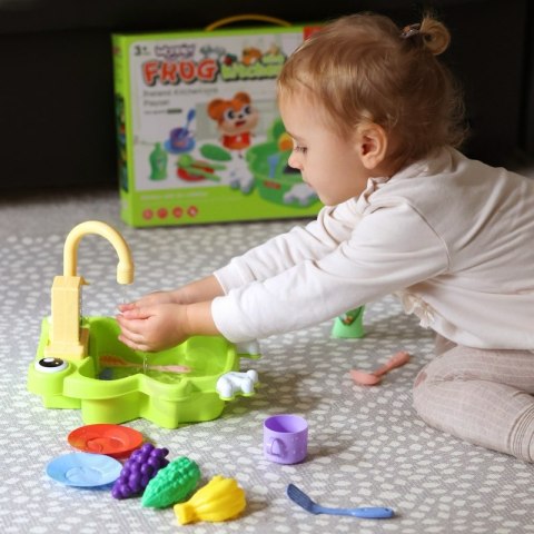 WOOPIE Zlewozmywak Żabka Kuchnia na Baterie Funkcja Wody 14 el. WOOPIE Zlewozmywak Żabka Kuchnia na Baterie Funkcja Wody 14 el.