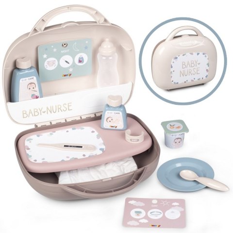 SMOBY Baby Nurse Walizeczka Opiekunki dla Lalki SMOBY Baby Nurse Walizeczka Opiekunki dla Lalki