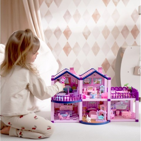 WOOPIE Domek dla Lalek Kucyków PONY FANTASY VILLA 120 el. WOOPIE Domek dla Lalek Kucyków PONY FANTASY VILLA 120 el.