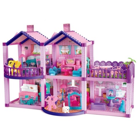 WOOPIE Domek dla Lalek Kucyków PONY FANTASY VILLA 120 el. WOOPIE Domek dla Lalek Kucyków PONY FANTASY VILLA 120 el.