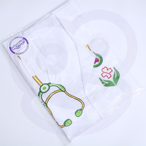 WOOPIE Strój Fartuch Lekarza Doktora Ubranko dla Dzieci do ok. 120 cm WOOPIE Strój Fartuch Lekarza Doktora Ubranko dla Dzieci do ok. 120 cm