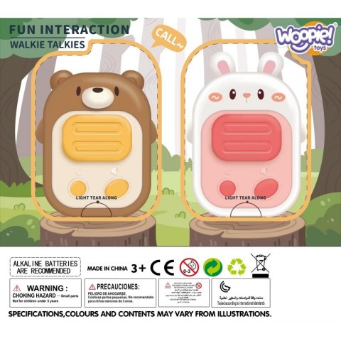 WOOPIE Zestaw 2 Krótkofalówki Walki - Talki WOOPIE Zestaw 2 Krótkofalówki Walki - Talki