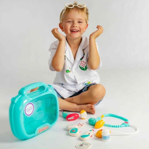 WOOPIE Zestaw Lekarski Mały Lekarza Doktor w Walizce Światło Dźwięk + Akc. WOOPIE Zestaw Lekarski Mały Lekarza Doktor w Walizce Światło Dźwięk + Akc.
