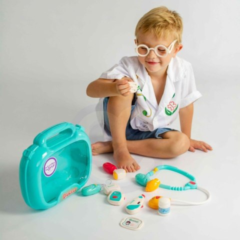 WOOPIE Zestaw Lekarski Mały Lekarza Doktor w Walizce Światło Dźwięk + Akc. WOOPIE Zestaw Lekarski Mały Lekarza Doktor w Walizce Światło Dźwięk + Akc.