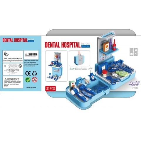 WOOPIE Zestaw Małego Dentysty Lekarza 33 el. WOOPIE Zestaw Małego Dentysty Lekarza 33 el.