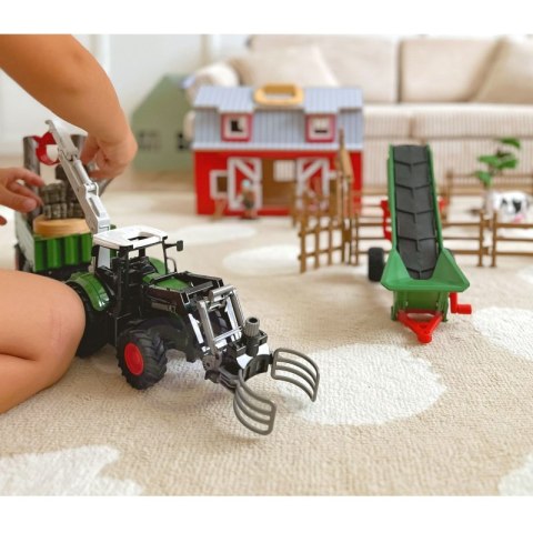 WOOPIE Zestaw Maszyn Rolniczych Traktor Ciągnik Zagroda Mini Farma Osada Rolnicy WOOPIE Zestaw Maszyn Rolniczych Traktor Ciągnik Zagroda Mini Farma Osada Rolnicy