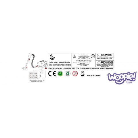 WOOPIE Zestaw Sprzątający Odkurzacz Funkcja Ssania + 6 Akc. WOOPIE Zestaw Sprzątający Odkurzacz Funkcja Ssania + 6 Akc.