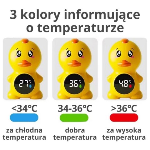 WOOPIE BABY Termometr do Mierzenia Temperatury Wody Kaczuszka WOOPIE BABY Termometr do Mierzenia Temperatury Wody Kaczuszka