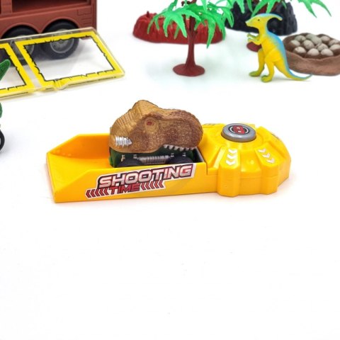WOOPIE Cięzarówka Dinozaur z Wyrzutnią i Samochodzikami 15 el. WOOPIE Cięzarówka Dinozaur z Wyrzutnią i Samochodzikami 15 el.