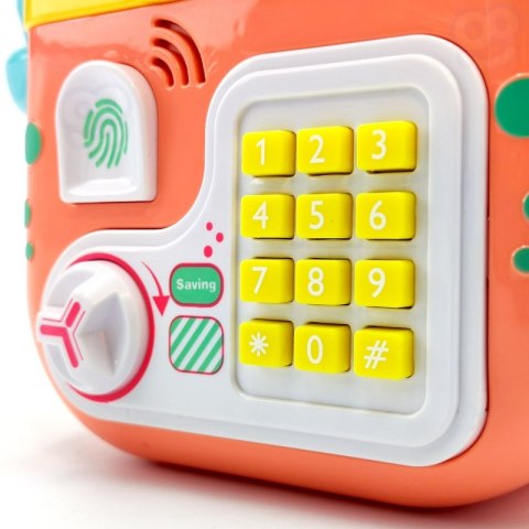 WOOPIE Elektroniczna Skarbonka Sejf Bankomat na Pin Kod Dostępu Krab Plecak Pomarańczowy WOOPIE Elektroniczna Skarbonka Sejf Bankomat na Pin Kod Dostępu Krab Plecak Pomarańczowy