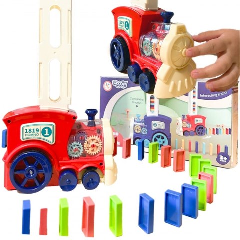 WOOPIE Elektryczna Ciuchcia Lokomotywa do Klocków Domino WOOPIE Elektryczna Ciuchcia Lokomotywa do Klocków Domino