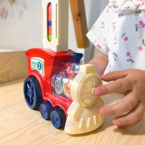 WOOPIE Elektryczna Ciuchcia Lokomotywa do Klocków Domino WOOPIE Elektryczna Ciuchcia Lokomotywa do Klocków Domino