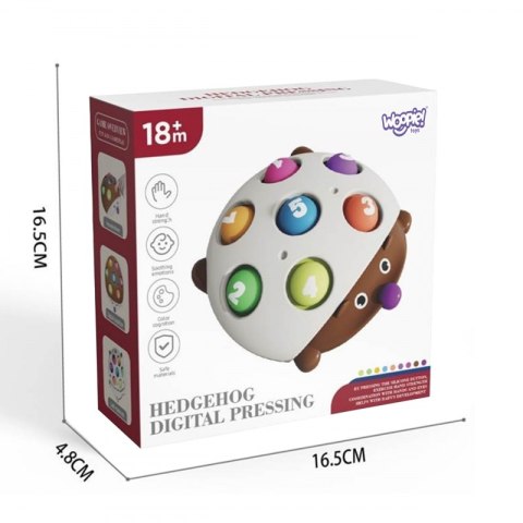 WOOPIE Jeżyk Pop-it Cyferki Fidget Toys WOOPIE Jeżyk Pop-it Cyferki Fidget Toys