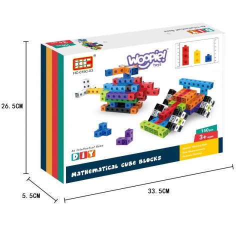 WOOPIE Klocki Konstrukcyjne 3D Sześciany 150 el. WOOPIE Klocki Konstrukcyjne 3D Sześciany 150 el.