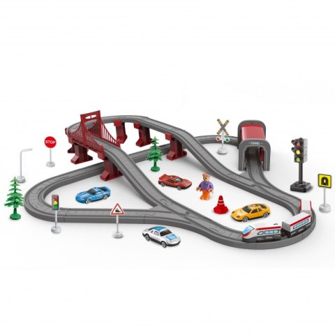 WOOPIE Kolejka Elektryczna Tor Most Tunel 80 el. WOOPIE Kolejka Elektryczna Tor Most Tunel 80 el.