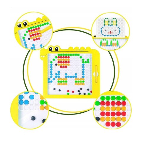 WOOPIE Tablica Magnetyczna dla Dzieci Montessori MagPad Dinozaur WOOPIE Tablica Magnetyczna dla Dzieci Montessori MagPad Dinozaur