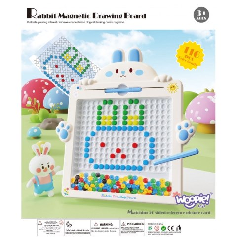 WOOPIE Tablica Magnetyczna dla Dzieci Montessori MagPad Królik WOOPIE Tablica Magnetyczna dla Dzieci Montessori MagPad Królik