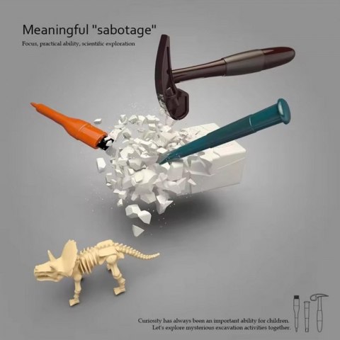 WOOPIE Wykopalisko "Mały Archeolog" 6 Szkieletów Dinozaurów WOOPIE Wykopalisko "Mały Archeolog" 6 Szkieletów Dinozaurów