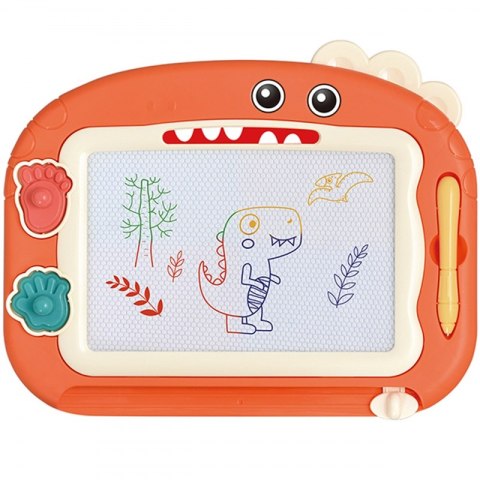 WOOPIE Znikopis Tablica Magnetyczna Kolorowa + 2 Stempelki Dinozaur WOOPIE Znikopis Tablica Magnetyczna Kolorowa + 2 Stempelki Dinozaur