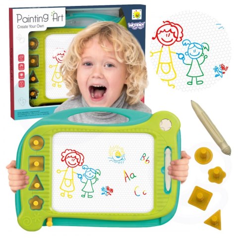 WOOPIE Znikopis Tablica Magnetyczna Kolorowa 8szt WOOPIE Znikopis Tablica Magnetyczna Kolorowa 8szt