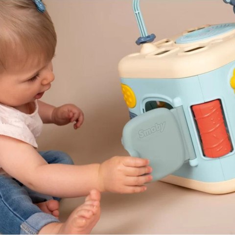 SMOBY Little Sensoryczna Kostka Aktywności dla Dzieci Sorter Labirynt 13w1 SMOBY Little Sensoryczna Kostka Aktywności dla Dzieci Sorter Labirynt 13w1